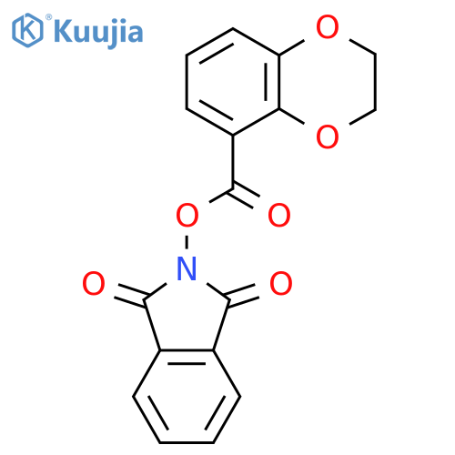 1,3-dioxo-2,3-dihydro-1H-isoindol-2-yl 2,3-dihydro-1,4-benzodioxine-5-carboxylate structure