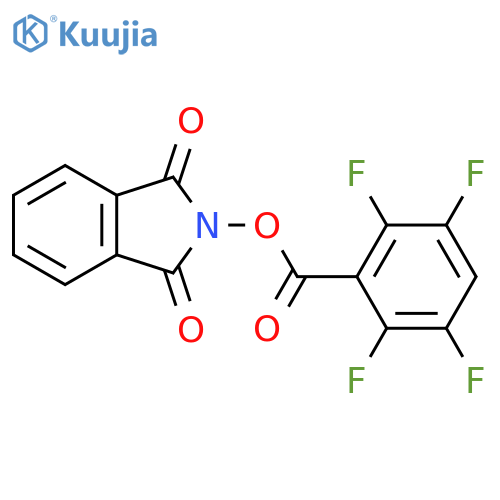 1,3-dioxo-2,3-dihydro-1H-isoindol-2-yl 2,3,5,6-tetrafluorobenzoate structure
