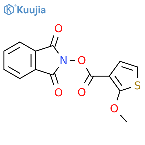 1,3-dioxo-2,3-dihydro-1H-isoindol-2-yl 2-methoxythiophene-3-carboxylate structure