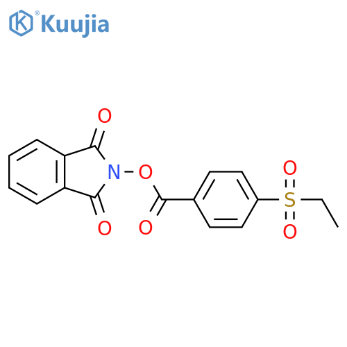 1,3-dioxo-2,3-dihydro-1H-isoindol-2-yl 4-(ethanesulfonyl)benzoate structure