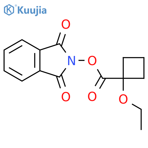 1,3-dioxo-2,3-dihydro-1H-isoindol-2-yl 1-ethoxycyclobutane-1-carboxylate structure