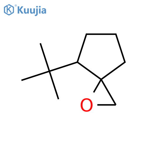 4-Tert-butyl-1-oxaspiro[2.4]heptane structure