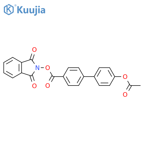 1,3-dioxo-2,3-dihydro-1H-isoindol-2-yl 4-[4-(acetyloxy)phenyl]benzoate structure