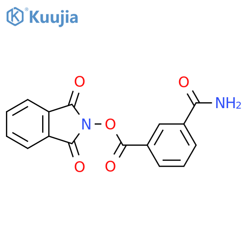 1,3-dioxo-2,3-dihydro-1H-isoindol-2-yl 3-carbamoylbenzoate structure