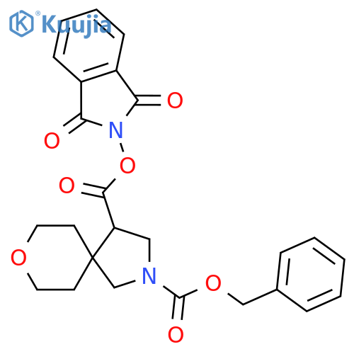 2-benzyl 4-(1,3-dioxo-2,3-dihydro-1H-isoindol-2-yl) 8-oxa-2-azaspiro[4.5]decane-2,4-dicarboxylate structure