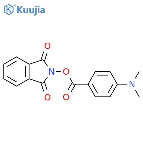 1,3-dioxo-2,3-dihydro-1H-isoindol-2-yl 4-(dimethylamino)benzoate structure