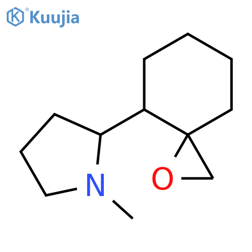1-Methyl-2-(1-oxaspiro[2.5]octan-4-yl)pyrrolidine structure