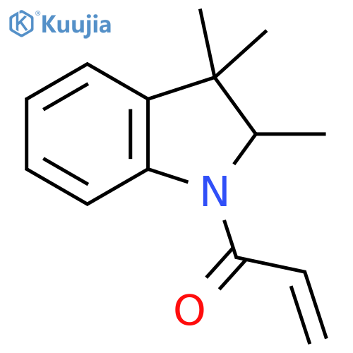 1-(2,3,3-trimethyl-2,3-dihydro-1H-indol-1-yl)prop-2-en-1-one structure