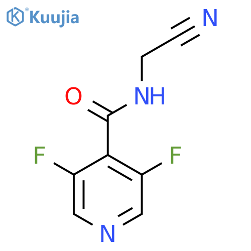 N-(Cyanomethyl)-3,5-difluoropyridine-4-carboxamide structure