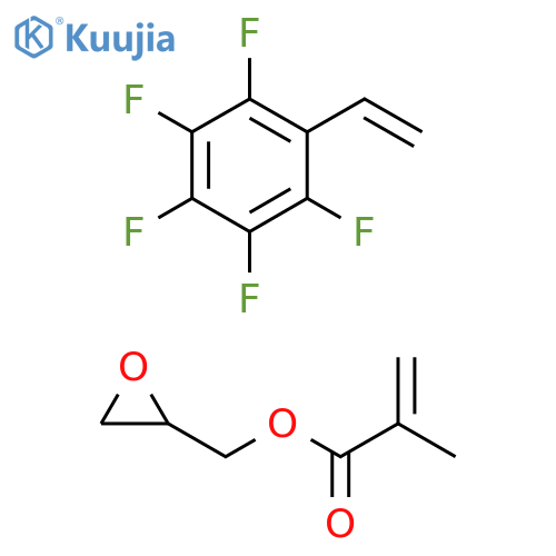 POLY(PENTAFLUOROSTYRENE-CO-GLYCIDYLMETH& structure