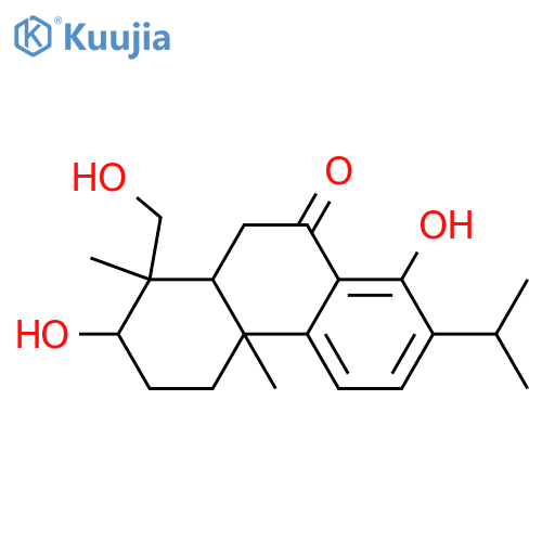 3,14,19-Trihydroxy-8,11,13-abietatrien-7-one; 3β-form structure