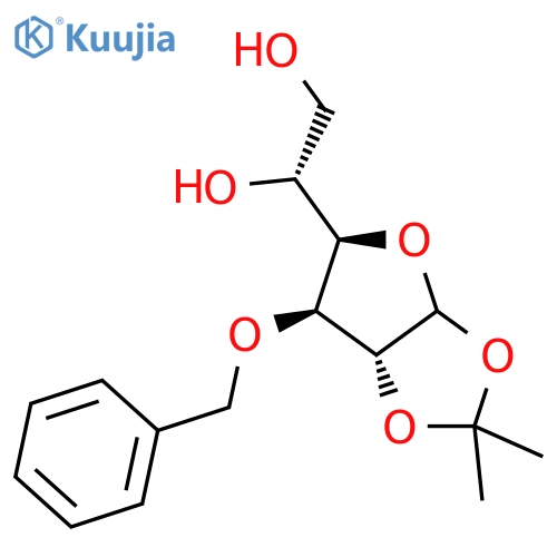 3-O-Benzyl-1,2-O-isopropylidene-a-D-glucofuranose structure