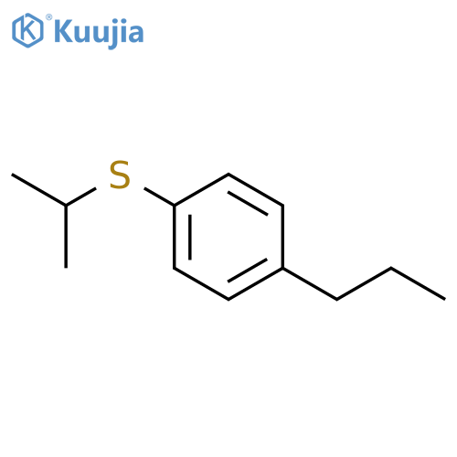 Benzene, 1-[(1-methylethyl)thio]-4-propyl- structure
