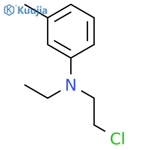 N-(2-Chloroethyl)-N-ethyl-3-methylaniline structure