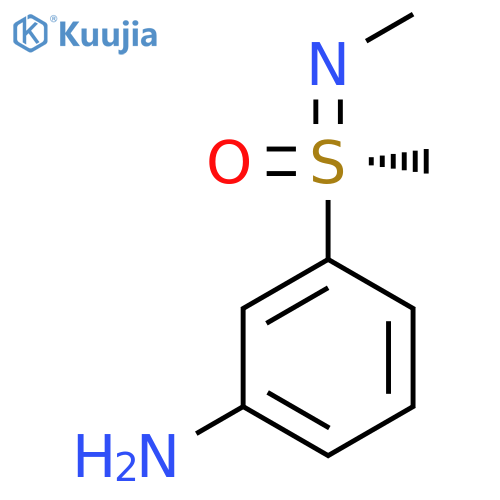 3-[(R)-methyl(methylimino)oxo-lambda6-sulfanyl]aniline structure
