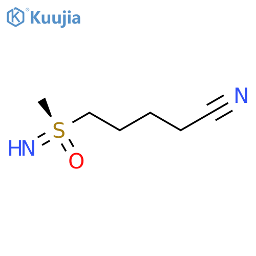 5-[(S)-imino(methyl)oxo-lambda6-sulfanyl]pentanenitrile structure