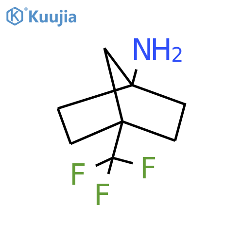 4-(trifluoromethyl)norbornan-1-amine structure