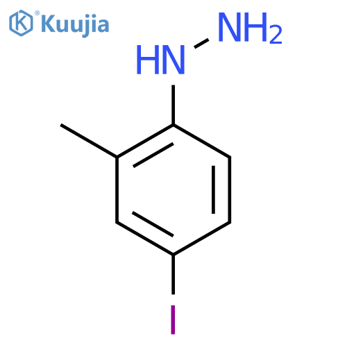 (4-Iodo-2-methylphenyl)hydrazine structure