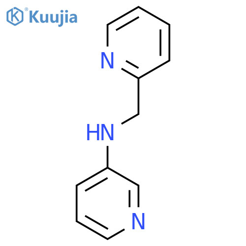 N-(pyridin-2-ylmethyl)pyridin-3-amine structure