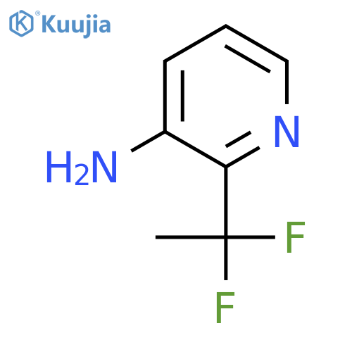 2-(1,1-Difluoroethyl)pyridin-3-amine structure