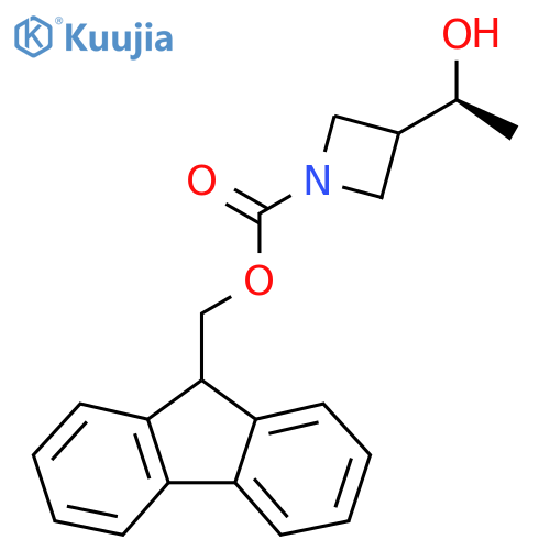 (9H-fluoren-9-yl)methyl 3-[(1S)-1-hydroxyethyl]azetidine-1-carboxylate structure