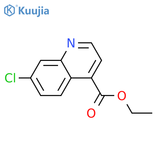 Ethyl 7-chloroquinoline-4-carboxylate structure