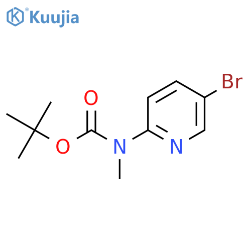 2-(N-BOC-N-methylamino)-5-bromopyridine structure