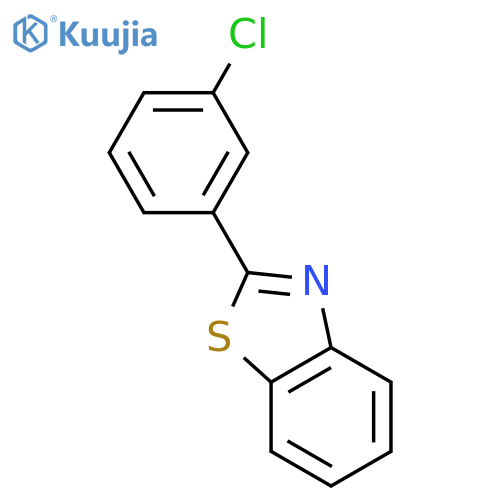 Benzothiazole,2-(3-chlorophenyl)- structure