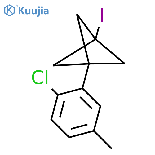 1-(2-Chloro-5-methylphenyl)-3-iodobicyclo[1.1.1]pentane structure