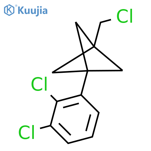 1-(Chloromethyl)-3-(2,3-dichlorophenyl)bicyclo[1.1.1]pentane structure