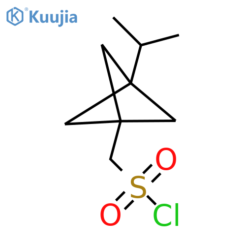 (3-Propan-2-yl-1-bicyclo[1.1.1]pentanyl)methanesulfonyl chloride structure