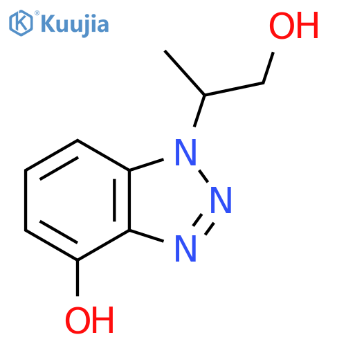 1-(1-hydroxypropan-2-yl)-1H-1,2,3-benzotriazol-4-ol structure