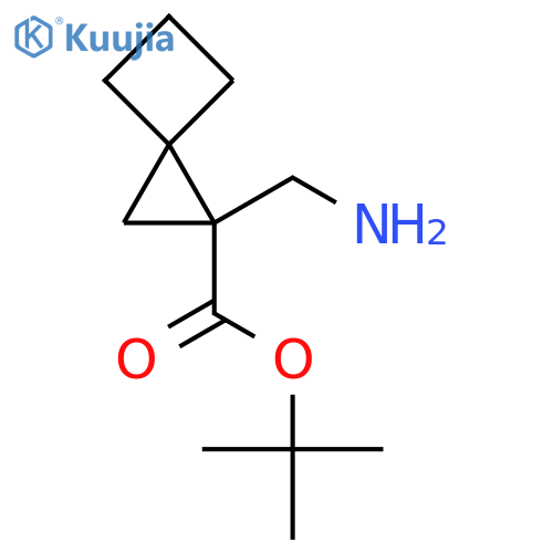 Tert-butyl 1-(aminomethyl)spiro[2.3]hexane-1-carboxylate structure