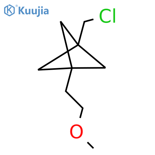 1-(Chloromethyl)-3-(2-methoxyethyl)bicyclo[1.1.1]pentane structure
