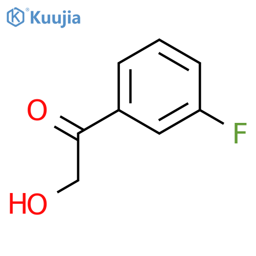 1-(3-fluorophenyl)-2-hydroxyethan-1-one structure