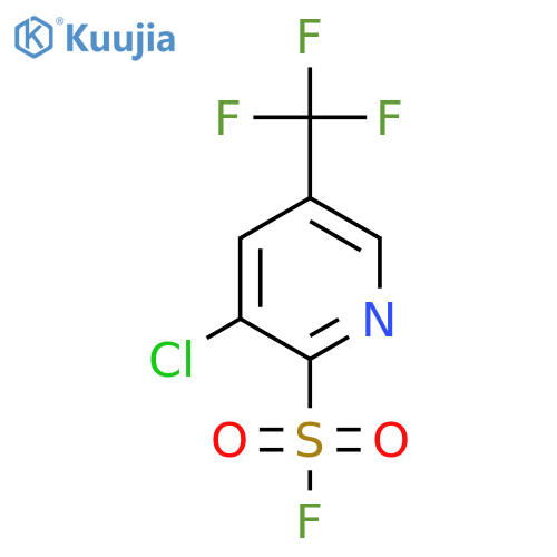 3-Chloro-5-(trifluoromethyl)pyridine-2-sulfonyl fluoride structure