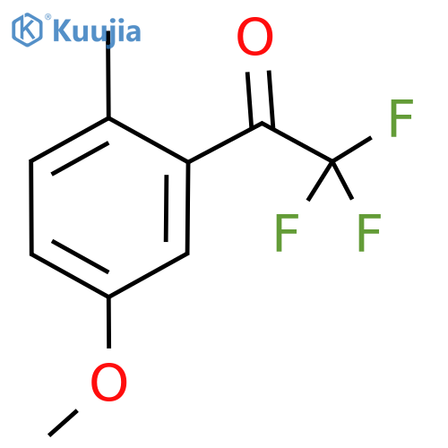 Ethanone, 2,2,2-trifluoro-1-(5-methoxy-2-methylphenyl)- structure