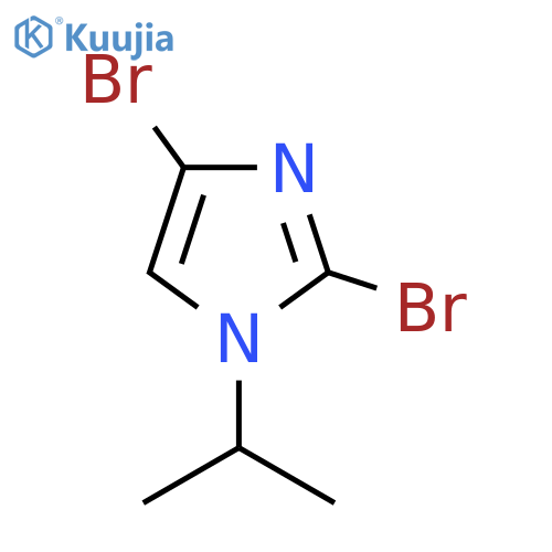 2,4-dibromo-1-(propan-2-yl)-1H-imidazole structure