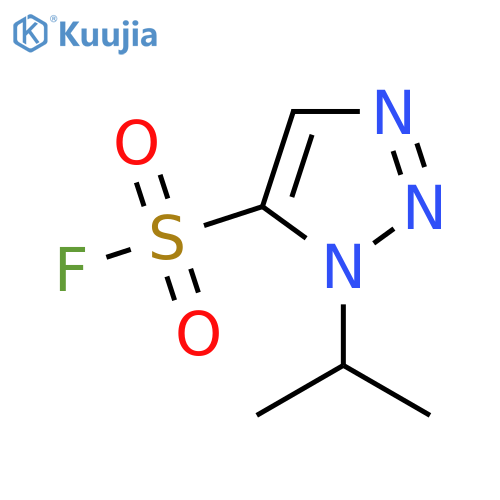 1-(propan-2-yl)-1H-1,2,3-triazole-5-sulfonyl fluoride structure