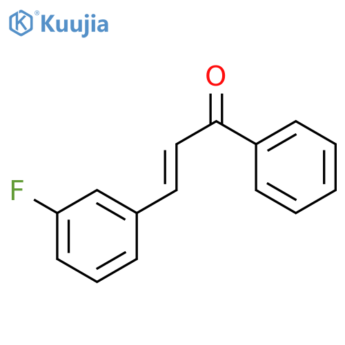 (2E)-3-(3-fluorophenyl)-1-phenylprop-2-en-1-one structure