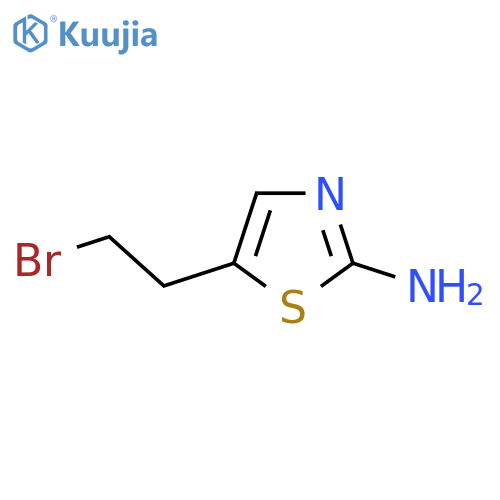 5-(2-Bromoethyl)thiazol-2-amine structure