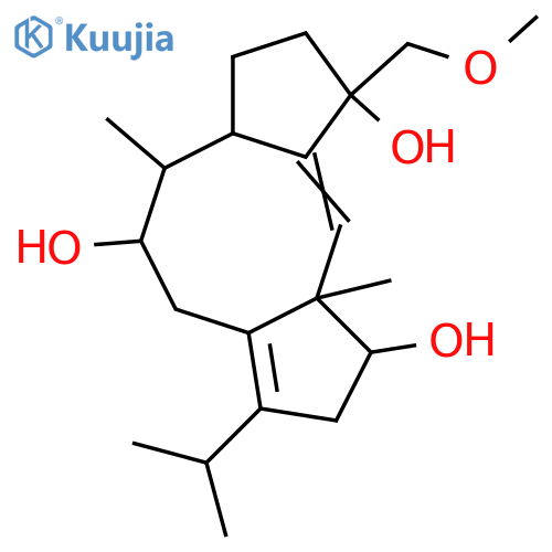 1,10(14)-Fusicoccadiene-3,8,12,16-tetrol; (3α,8β,12β)-form, 16-Me ether structure