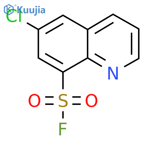 6-chloroquinoline-8-sulfonyl fluoride structure