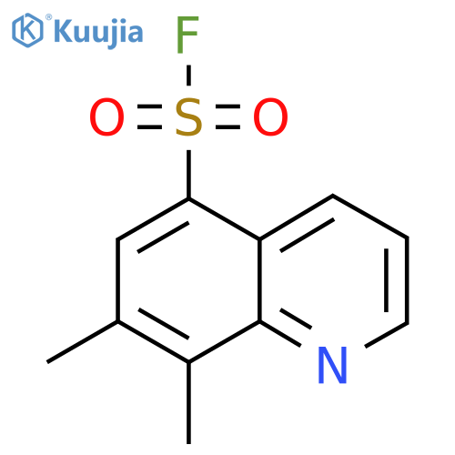 7,8-dimethylquinoline-5-sulfonyl fluoride structure