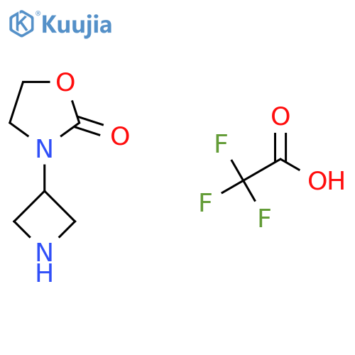 3-(Azetidin-3-yl)-1,3-oxazolidin-2-one; trifluoroacetic Acid structure