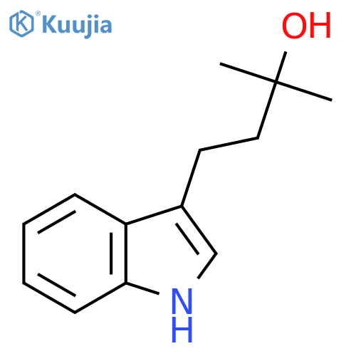 4-(1H-indol-3-yl)-2-methylbutan-2-ol structure