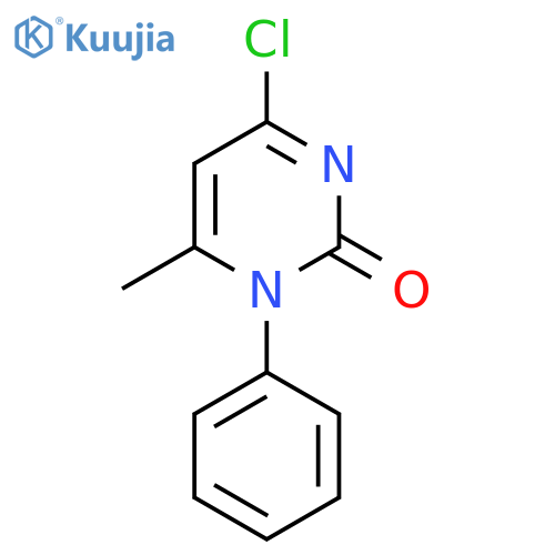 4-Chloro-6-methyl-1-phenylpyrimidin-2-one structure