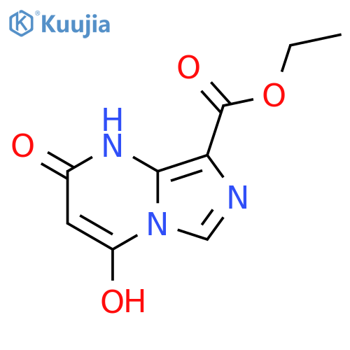 Imidazo[1,5-a]pyrimidine-8-carboxylic acid, 1,2-dihydro-4-hydroxy-2-oxo-, ethyl ester structure