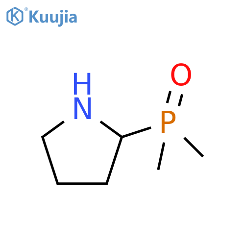 Pyrrolidine, 2-(dimethylphosphinyl)- structure