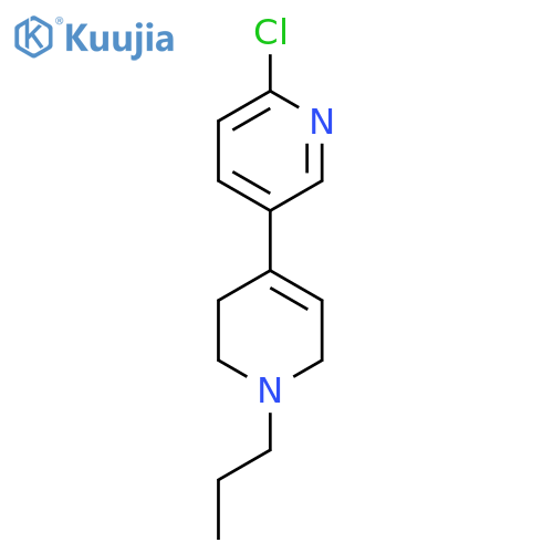 2-Chloro-5-(1-propyl-3,6-dihydro-2H-pyridin-4-yl)pyridine structure